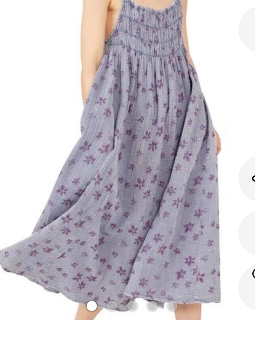 Free people azure maxi dress